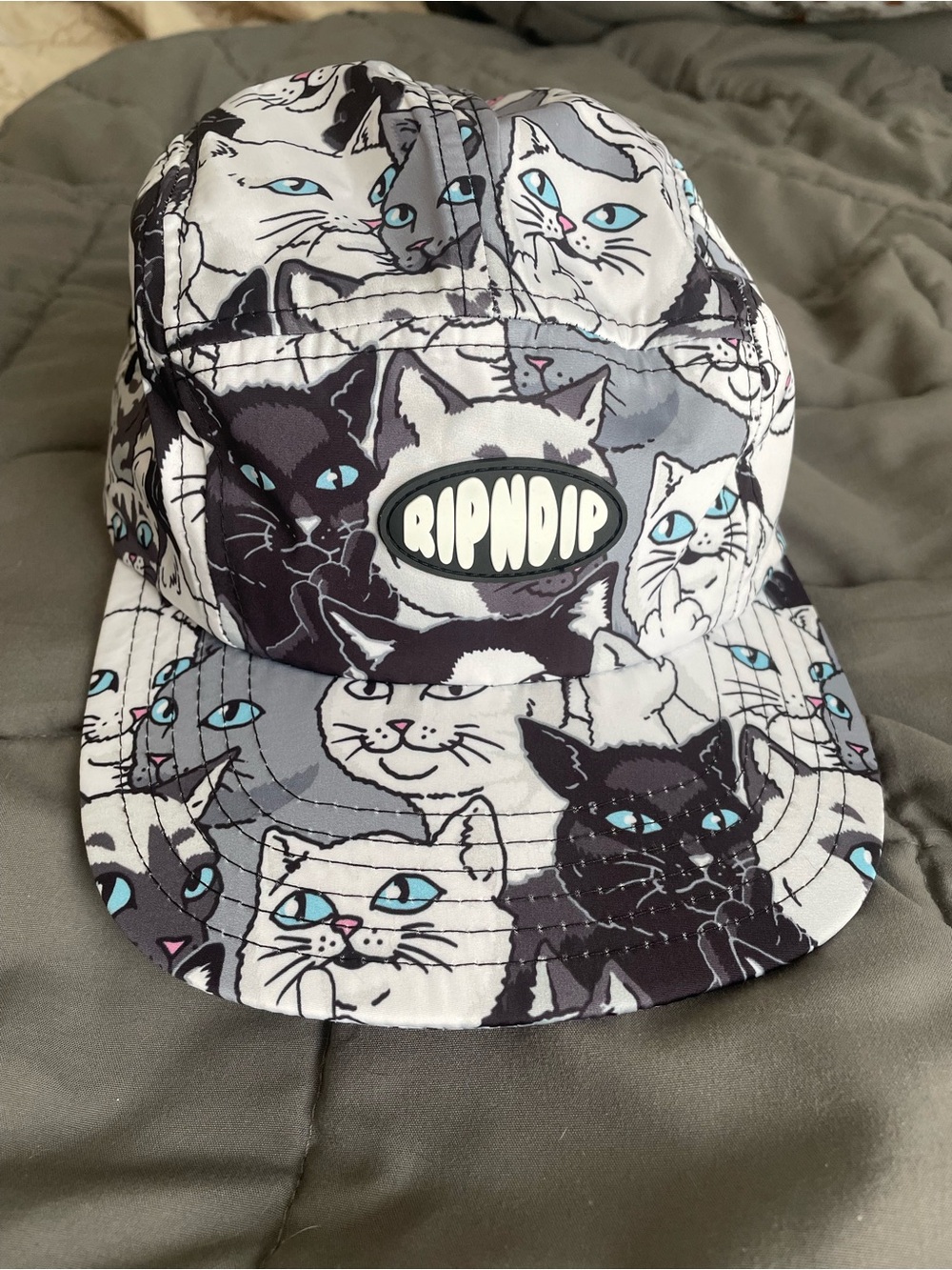 Ripndip Cat Collage 5 panel hat